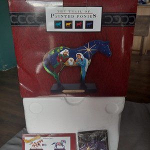The  Trail Of Painted Ponies Christmas Collection "Faith" Pony Brand New 2013